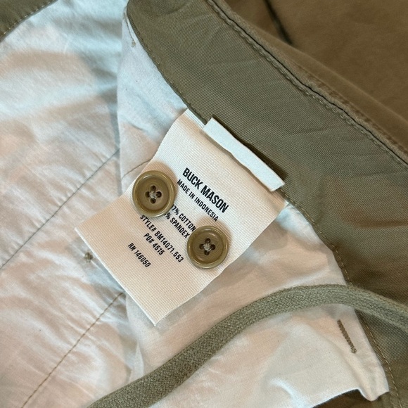 Buck Mason Khaki Carry-On Pant (36) - Picture 7 of 11